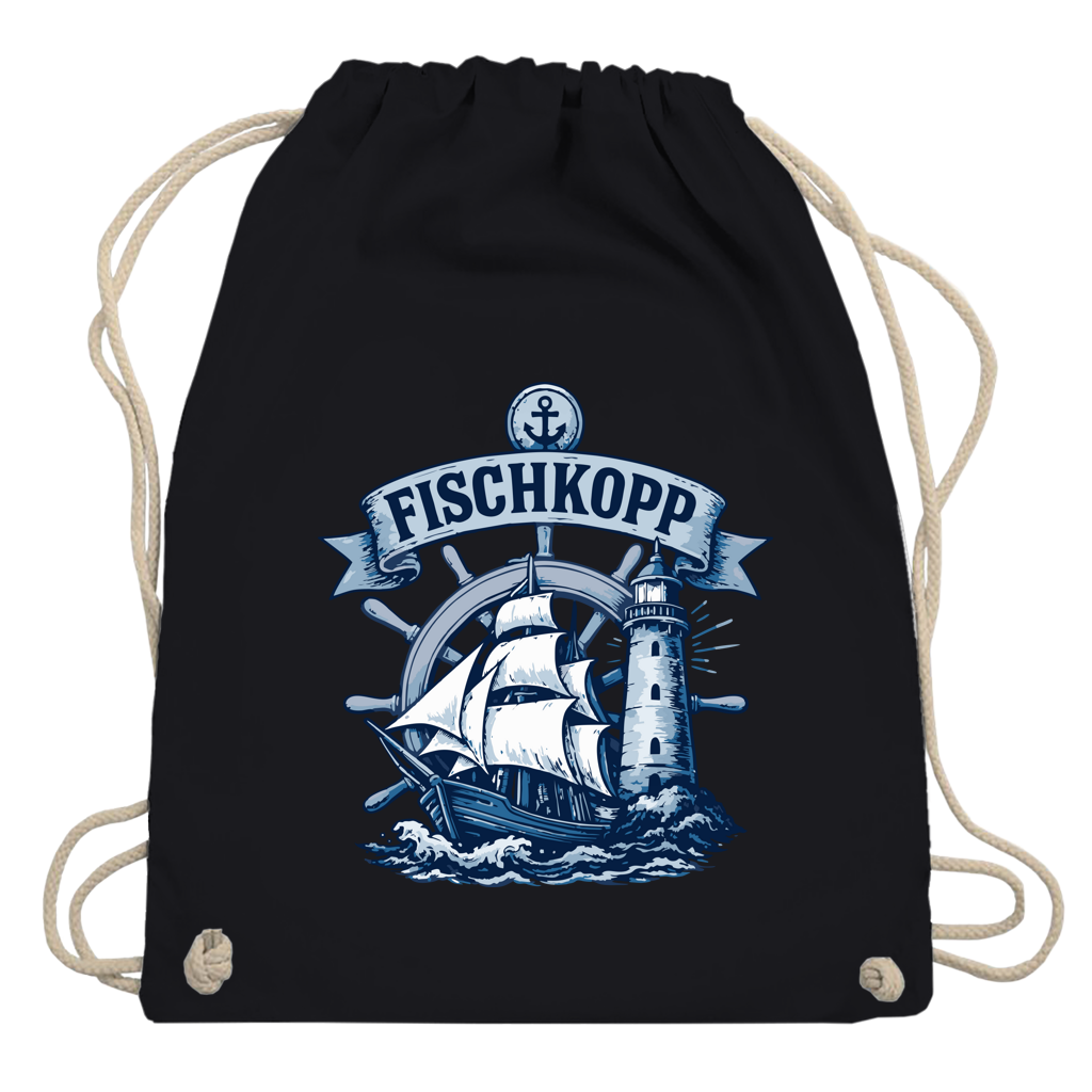 Kordelrucksack  "FISCHKOPP" #522