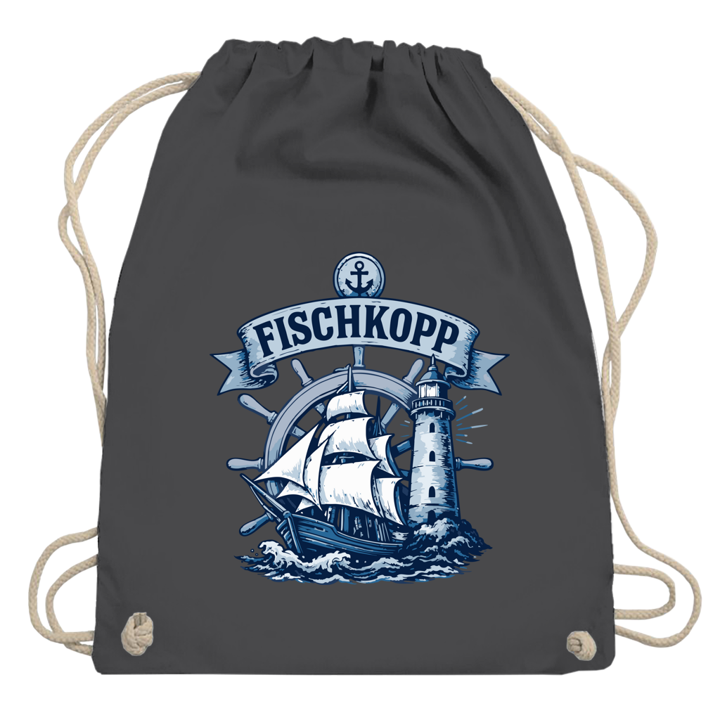 Kordelrucksack  "FISCHKOPP" #522