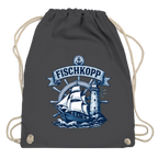 Kordelrucksack  "FISCHKOPP" #522