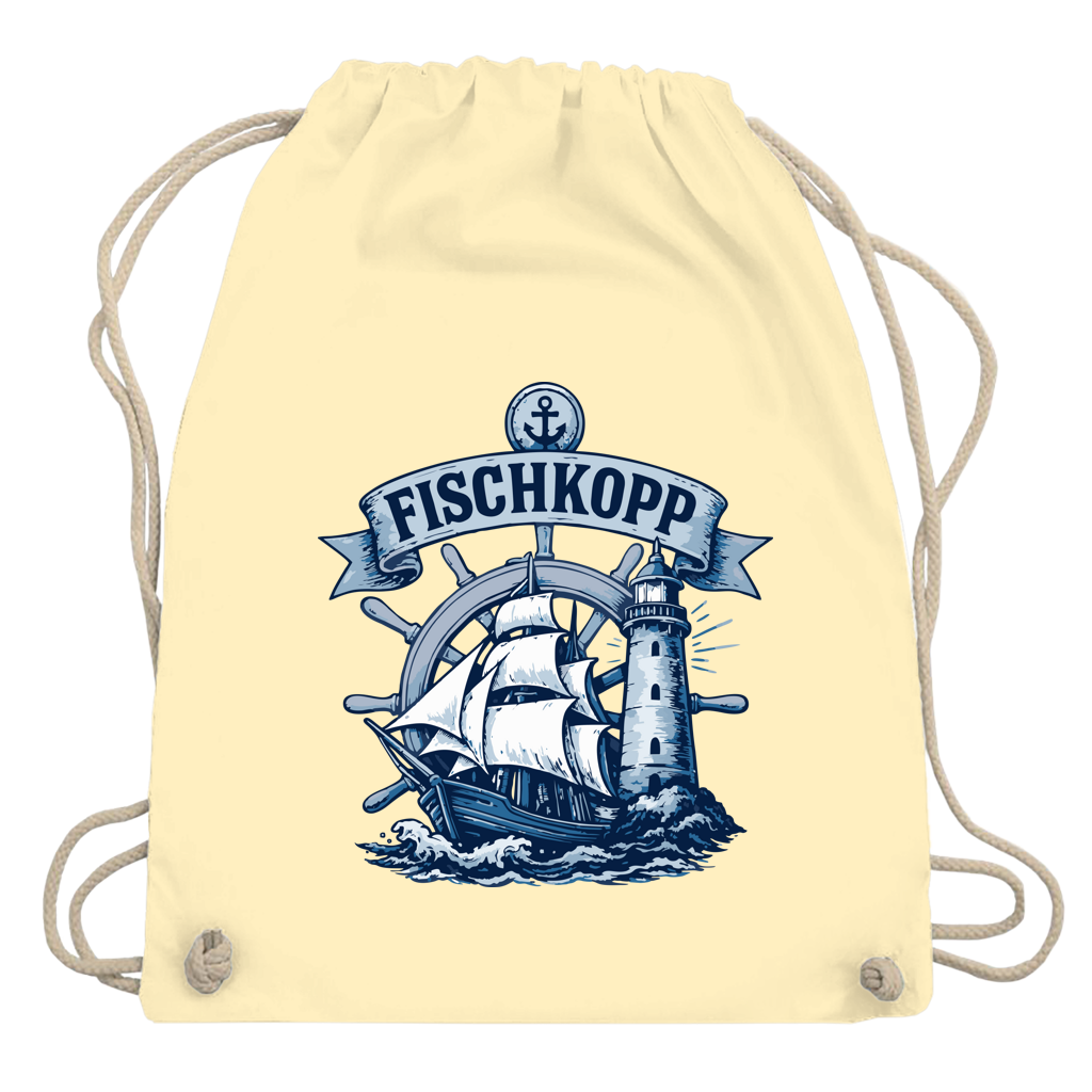 Kordelrucksack  "FISCHKOPP" #522