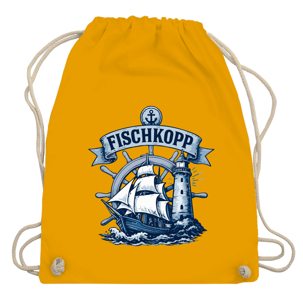 Kordelrucksack  "FISCHKOPP" #522