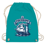 Kordelrucksack  "FISCHKOPP" #522