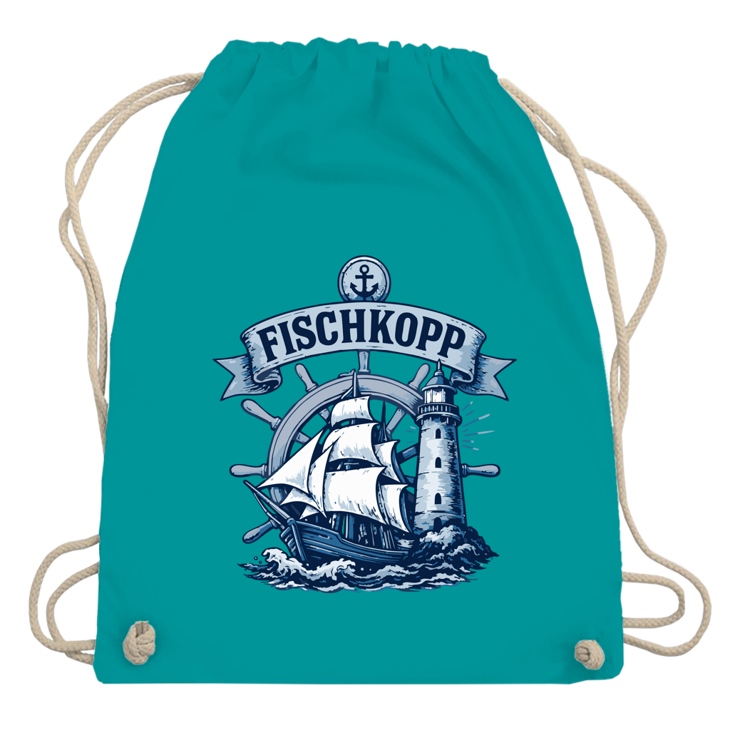 Kordelrucksack  "FISCHKOPP" #522