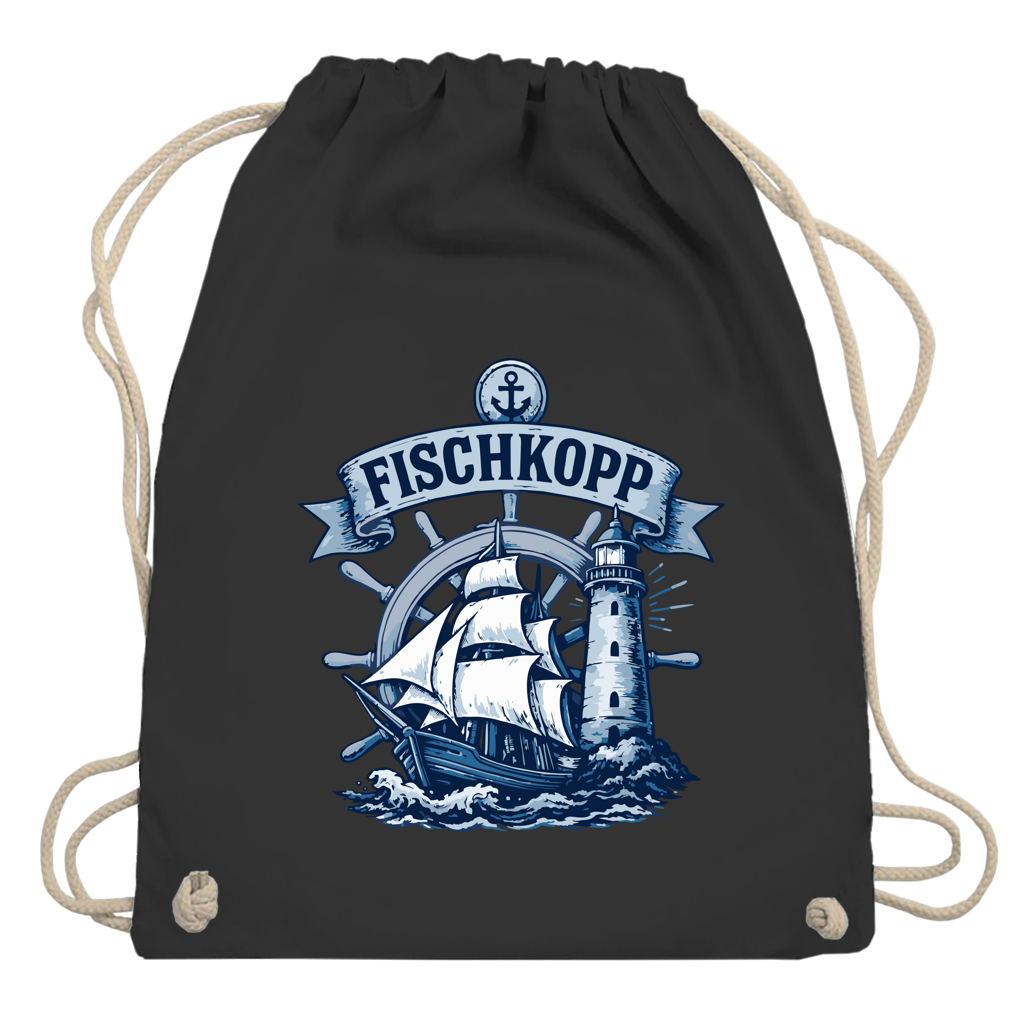 Kordelrucksack  "FISCHKOPP" #522