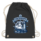 Kordelrucksack  "FISCHKOPP" #522
