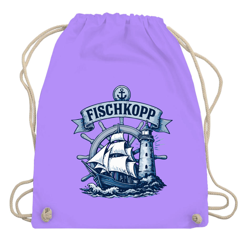 Kordelrucksack  "FISCHKOPP" #522
