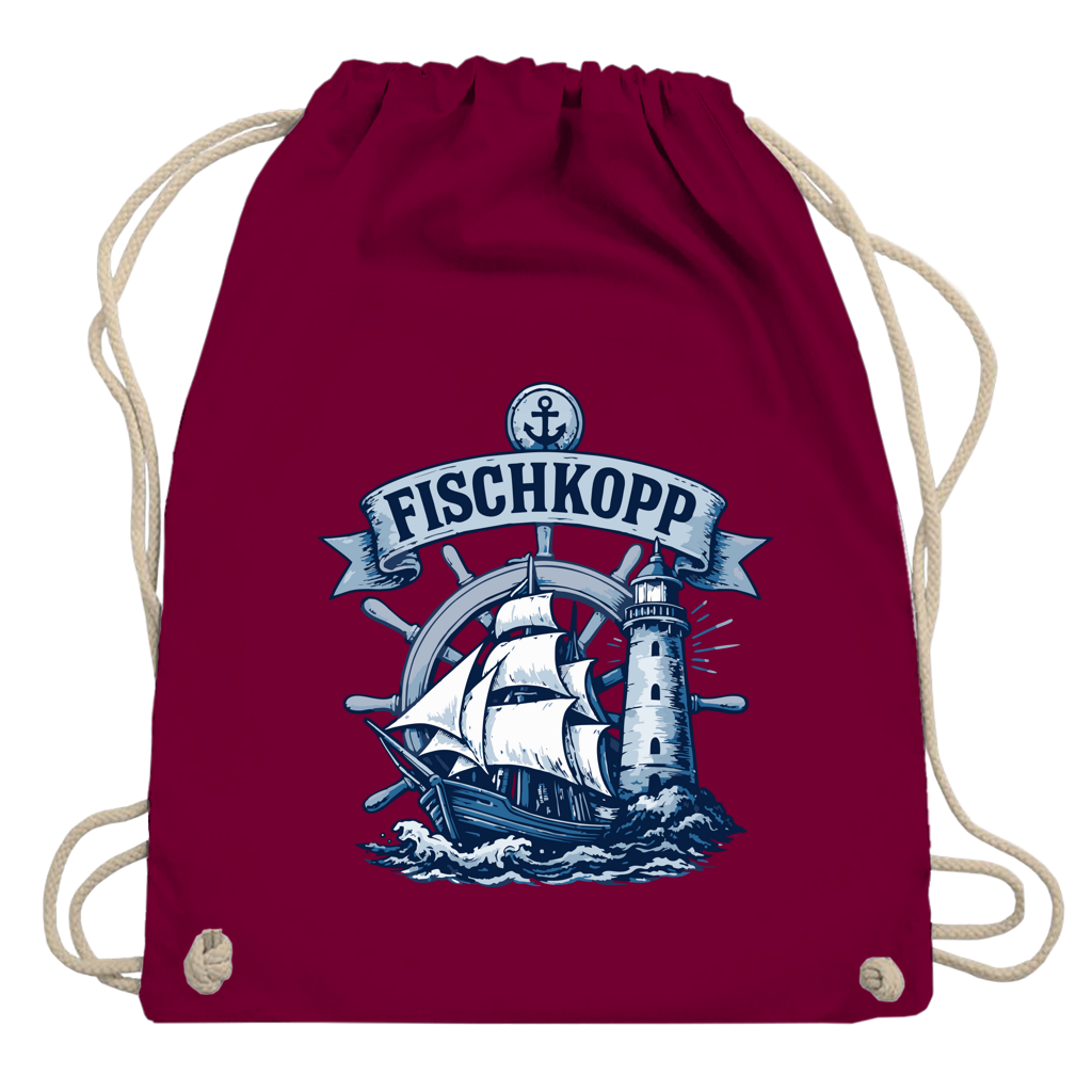 Kordelrucksack  "FISCHKOPP" #522