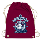 Kordelrucksack  "FISCHKOPP" #522