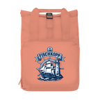 Rucksack mit Seitentasche  "FISCHKOPP" #522 Gr. S