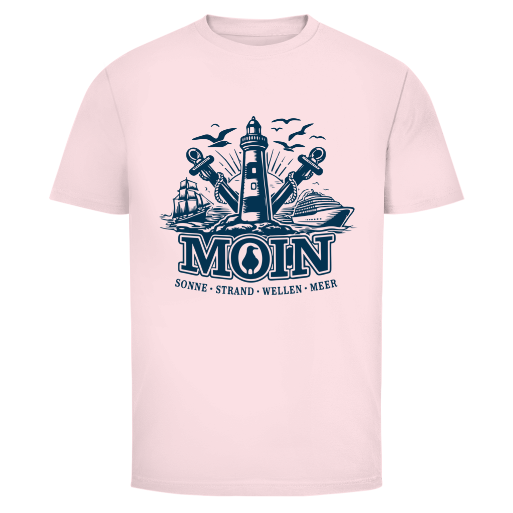 T-Shirt unisex "MOIN Leuchtturm" #499 - einseitiger Druck