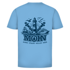 T-Shirt unisex "MOIN Leuchtturm" #499 - beidseitiger Druck