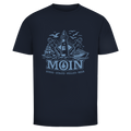 T-Shirt unisex "MOIN Leuchtturm" #499 - beidseitiger Druck