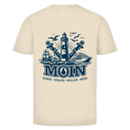 T-Shirt unisex "MOIN Leuchtturm" #499 - beidseitiger Druck