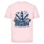 T-Shirt unisex "MOIN Leuchtturm" #499 - beidseitiger Druck