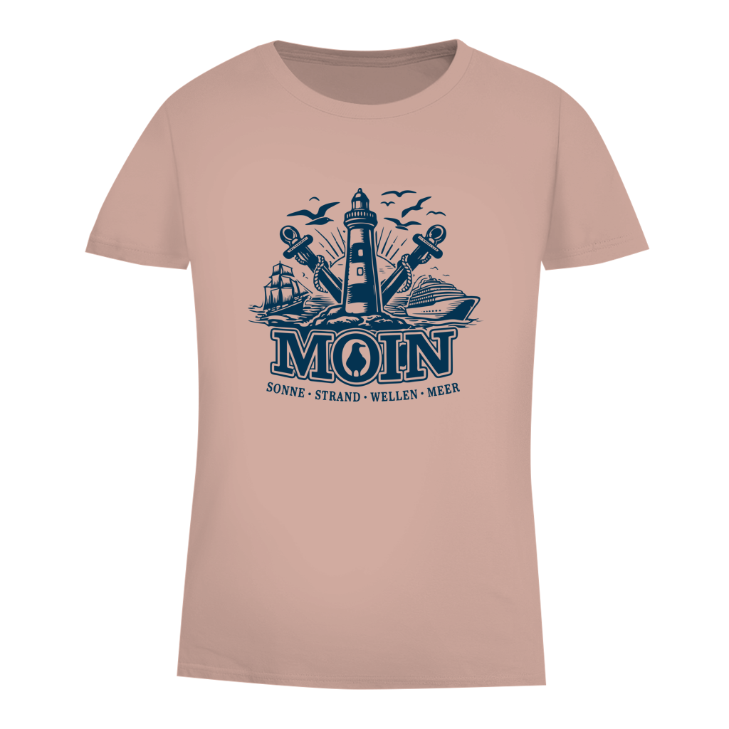 T-Shirt Damen  "MOIN Leuchtturm" #499