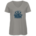 T-Shirt Damen V-Neck  "MOIN Leuchtturm" #499