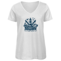 T-Shirt Damen V-Neck  "MOIN Leuchtturm" #499
