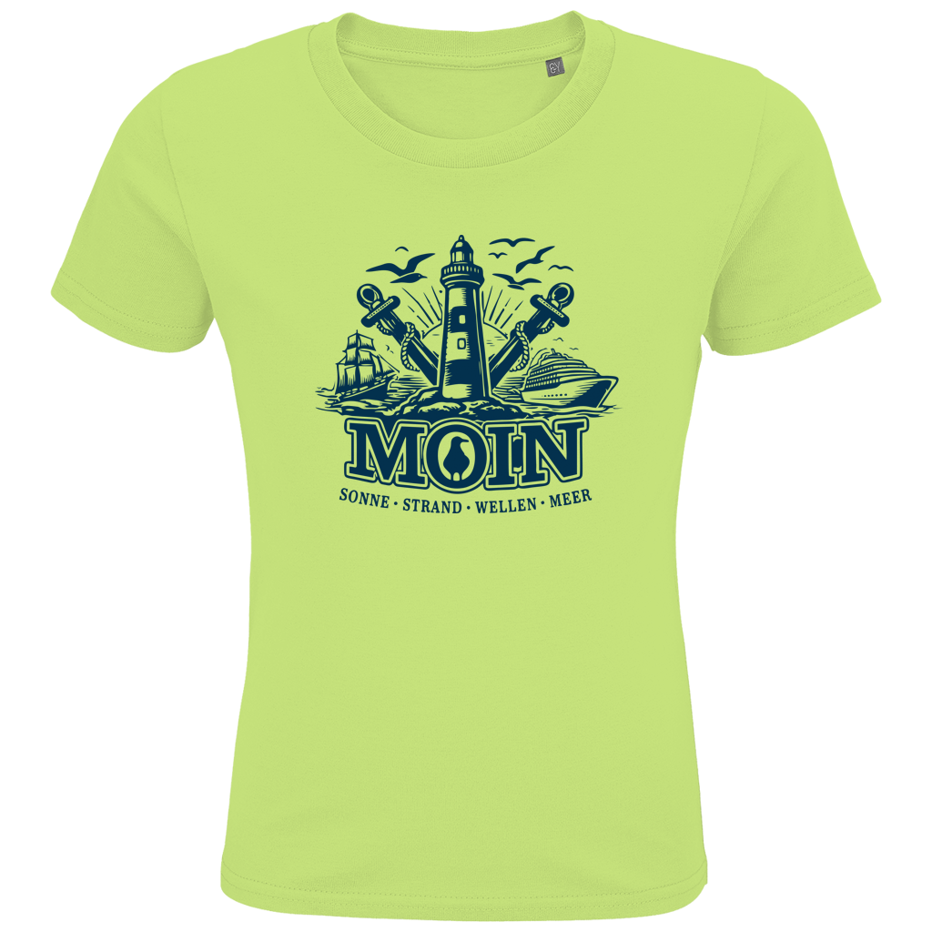 T-Shirt Kinder "MOIN Leuchtturm" #499  einseitiger Druck