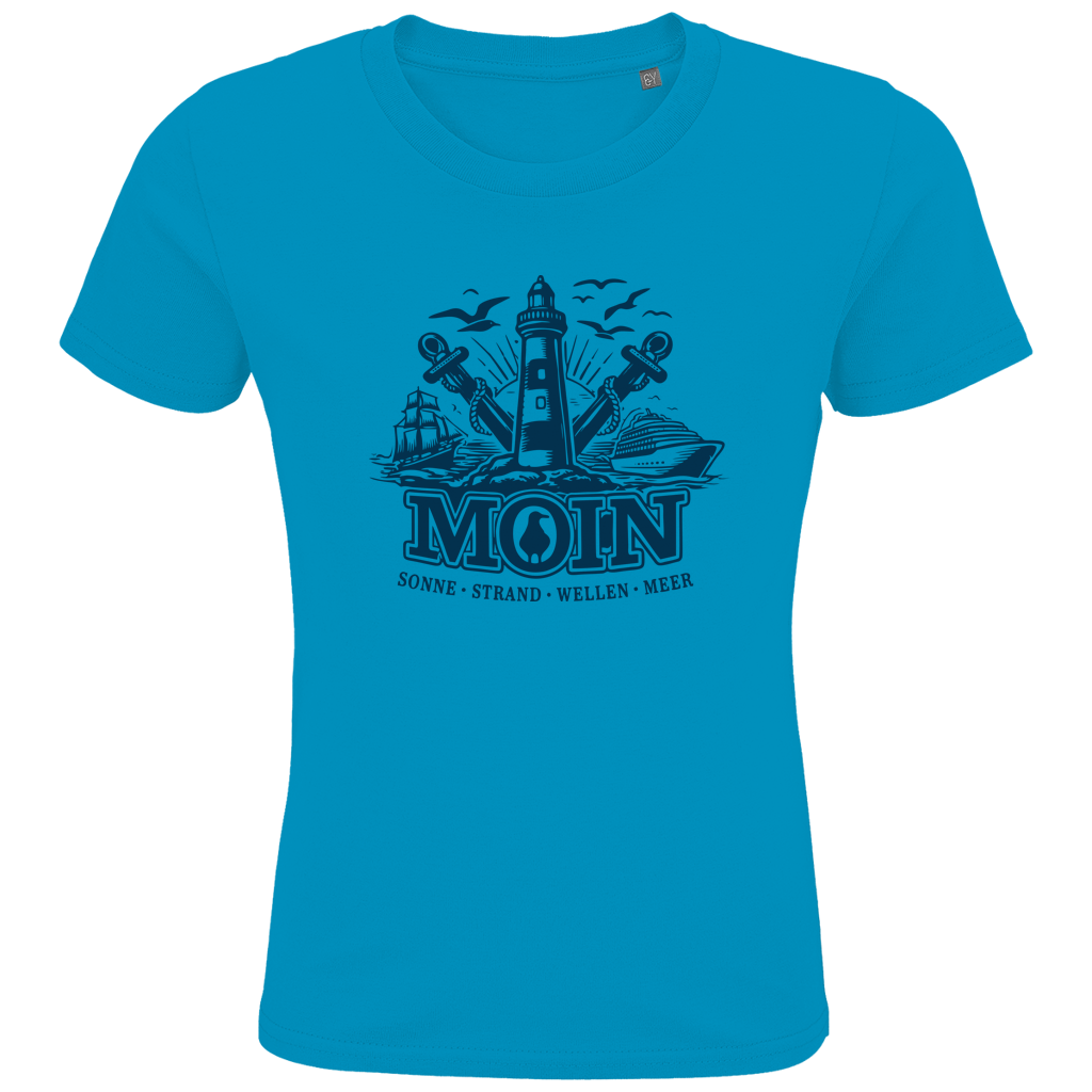 T-Shirt Kinder "MOIN Leuchtturm" #499  einseitiger Druck