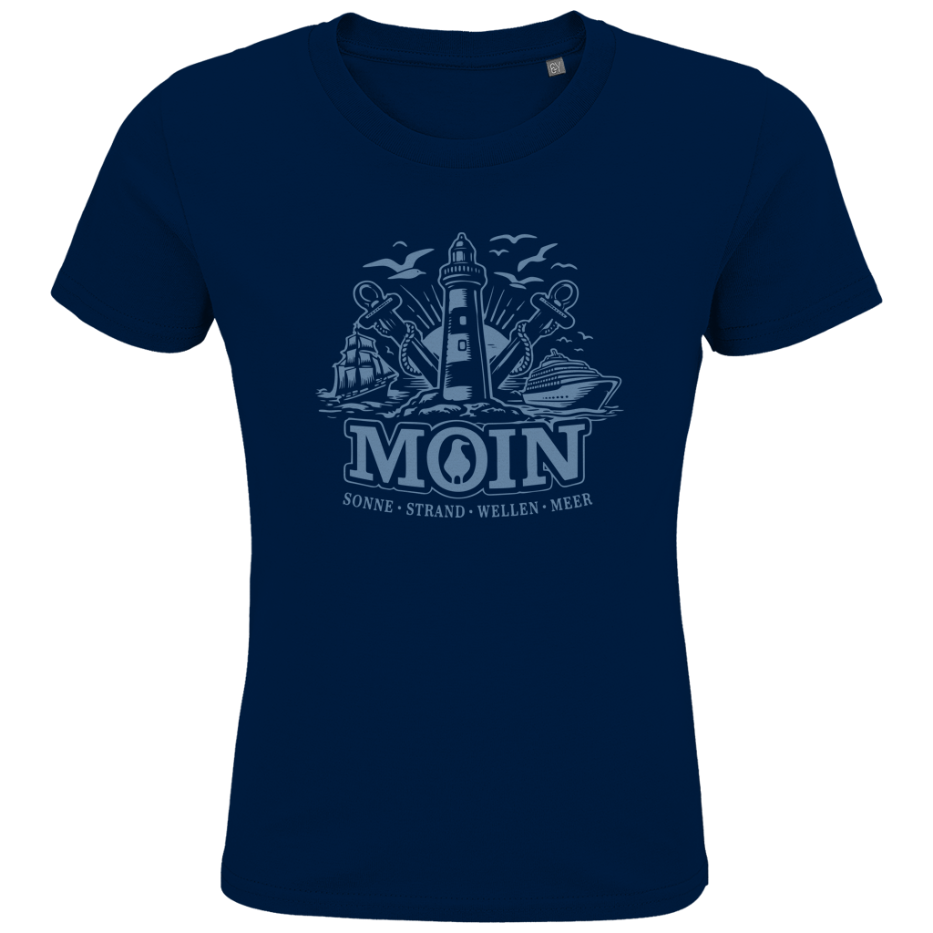T-Shirt Kinder "MOIN Leuchtturm" #499  einseitiger Druck