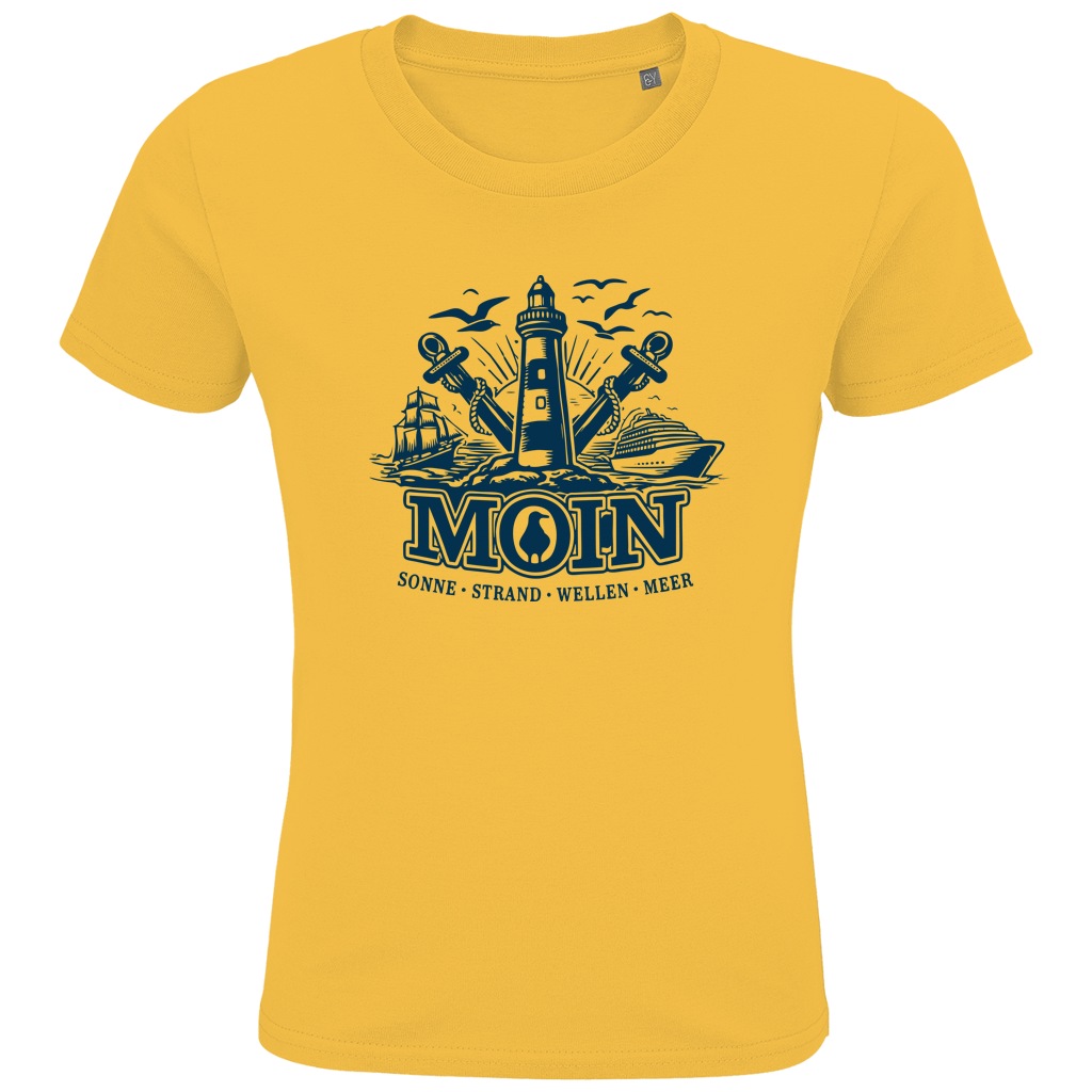 T-Shirt Kinder "MOIN Leuchtturm" #499  einseitiger Druck