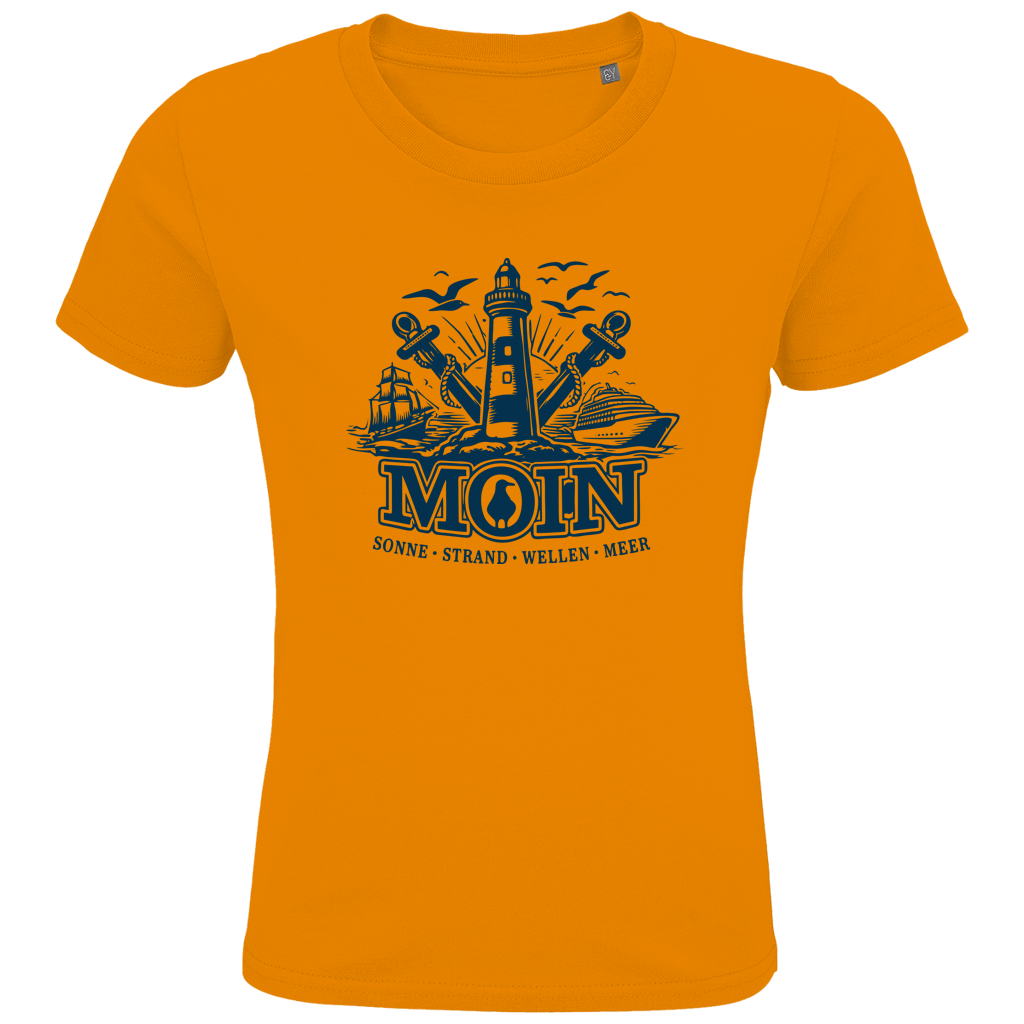 T-Shirt Kinder "MOIN Leuchtturm" #499  einseitiger Druck