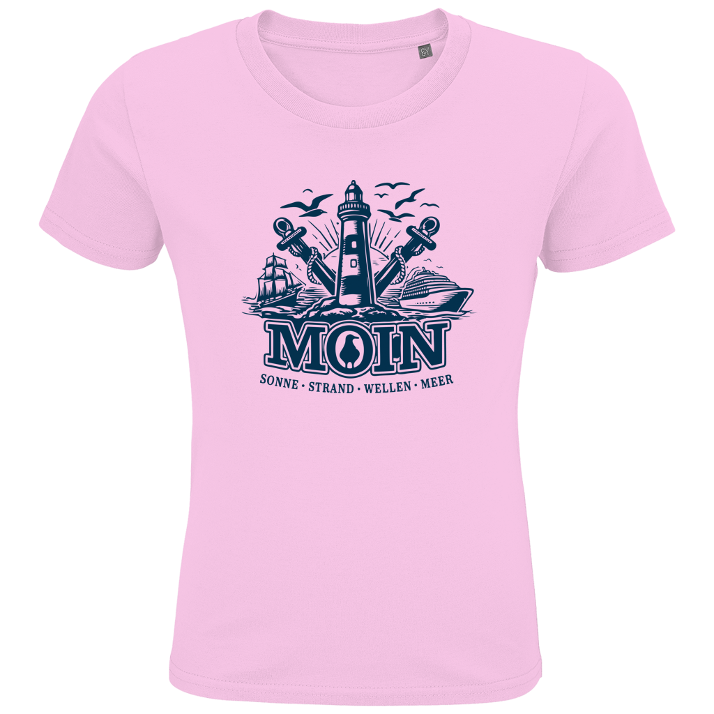 T-Shirt Kinder "MOIN Leuchtturm" #499  einseitiger Druck