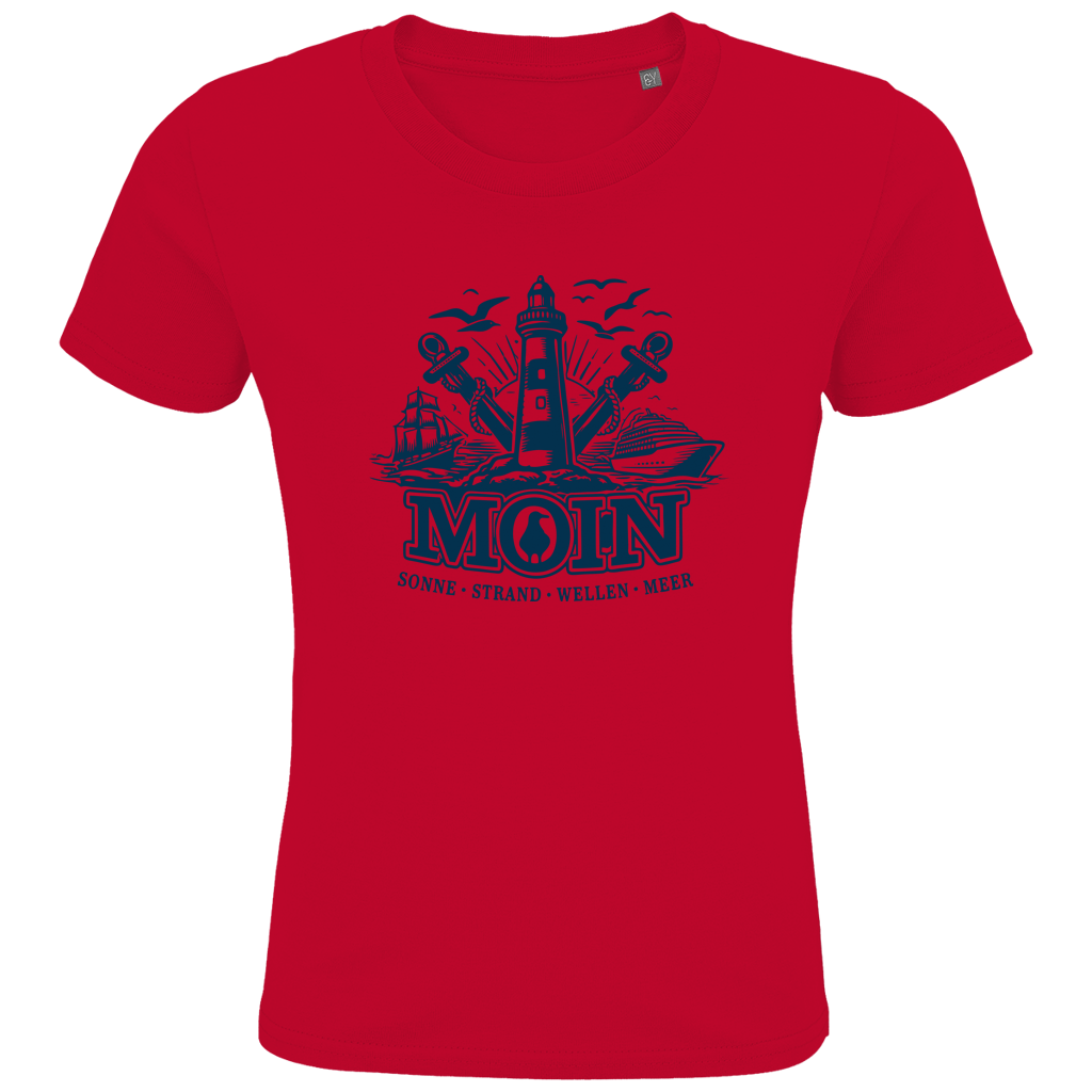 T-Shirt Kinder "MOIN Leuchtturm" #499  einseitiger Druck