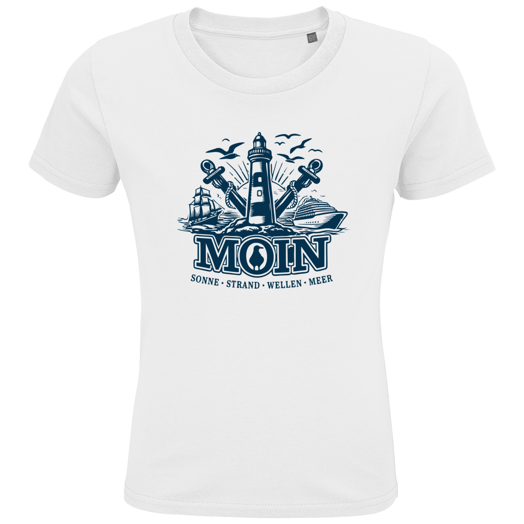 T-Shirt Kinder "MOIN Leuchtturm" #499  einseitiger Druck