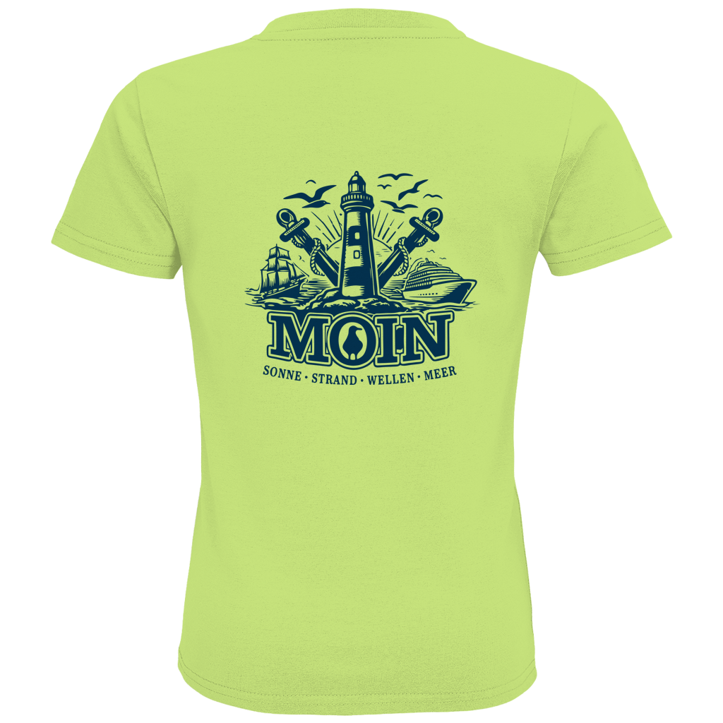 T-Shirt Kinder "MOIN Leuchtturm" #499  beidseitiger Druck