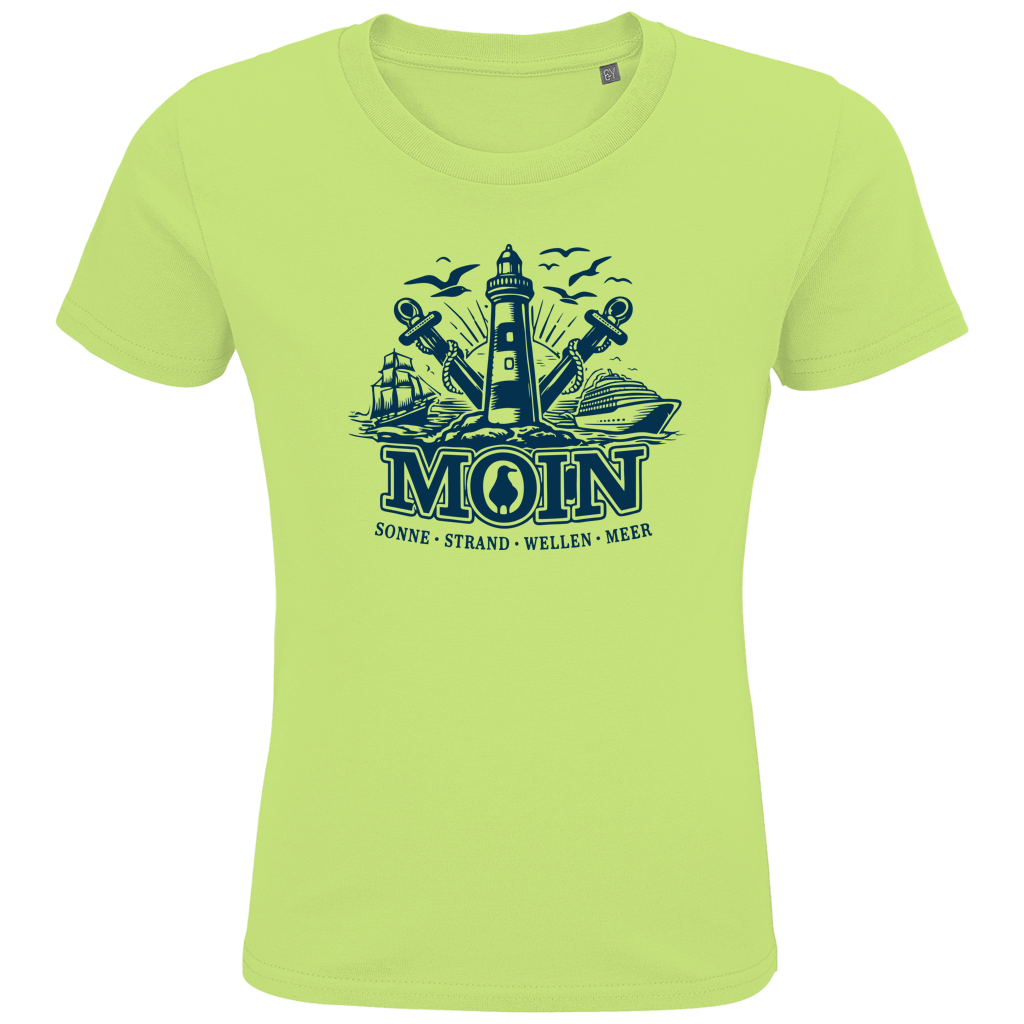 T-Shirt Kinder "MOIN Leuchtturm" #499  beidseitiger Druck