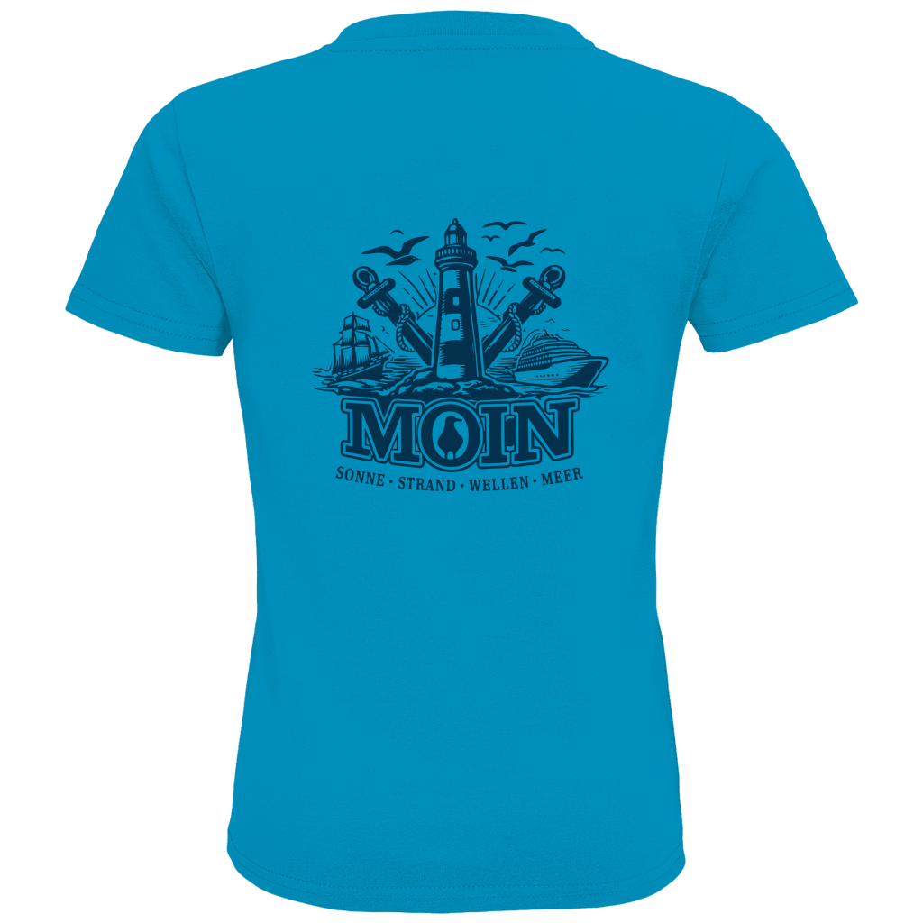 T-Shirt Kinder "MOIN Leuchtturm" #499  beidseitiger Druck