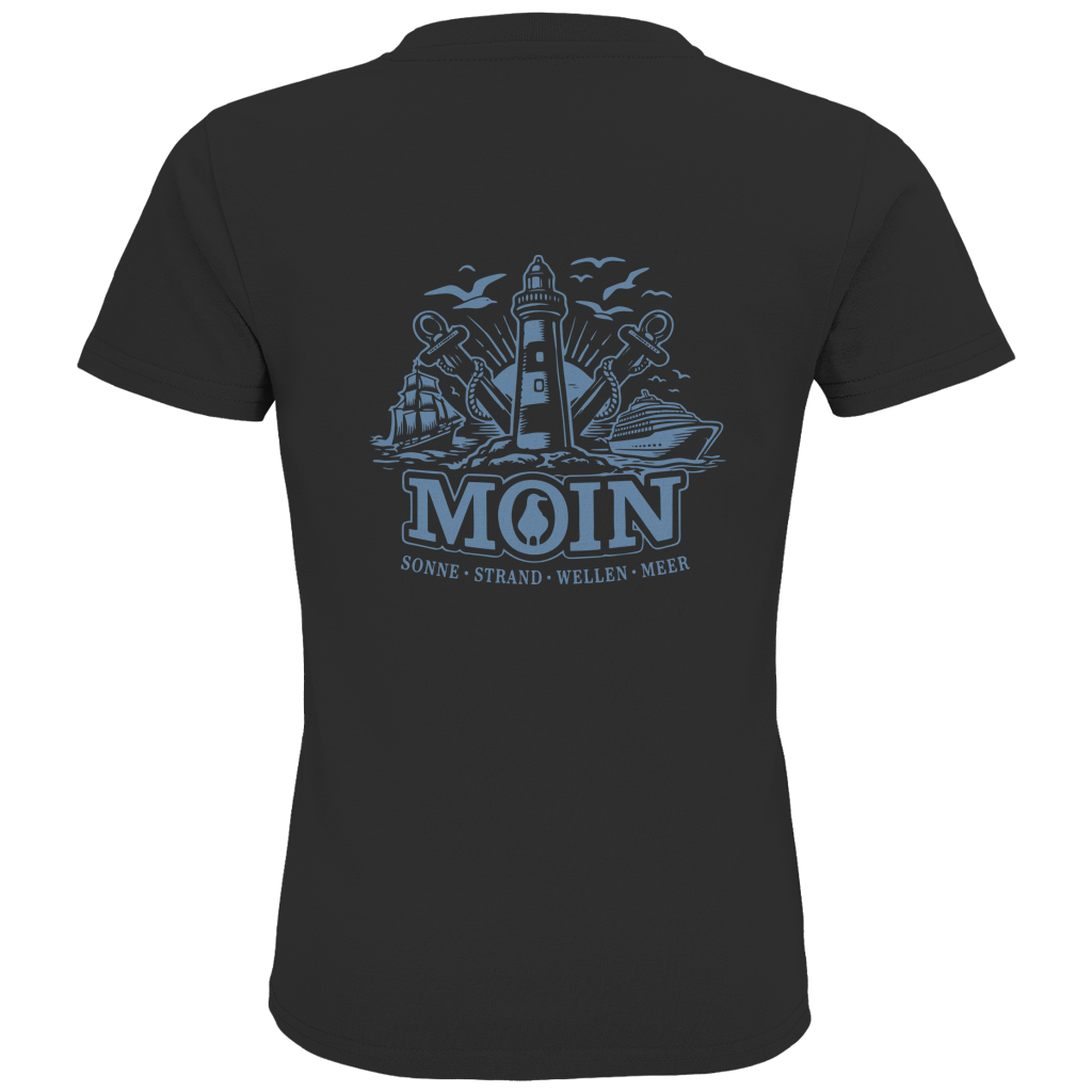 T-Shirt Kinder "MOIN Leuchtturm" #499  beidseitiger Druck