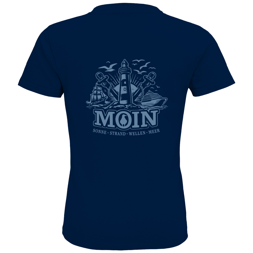 T-Shirt Kinder "MOIN Leuchtturm" #499  beidseitiger Druck