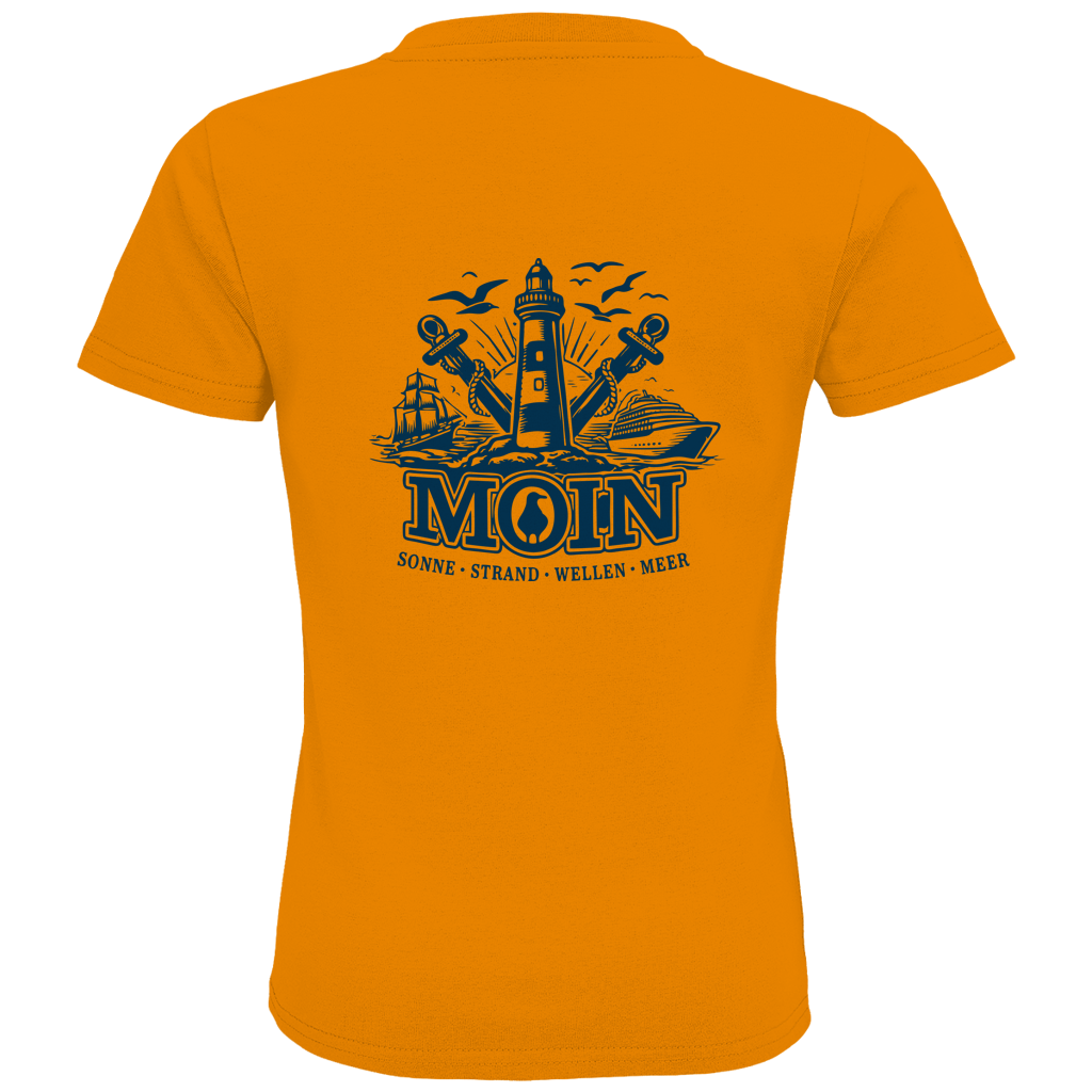 T-Shirt Kinder "MOIN Leuchtturm" #499  beidseitiger Druck