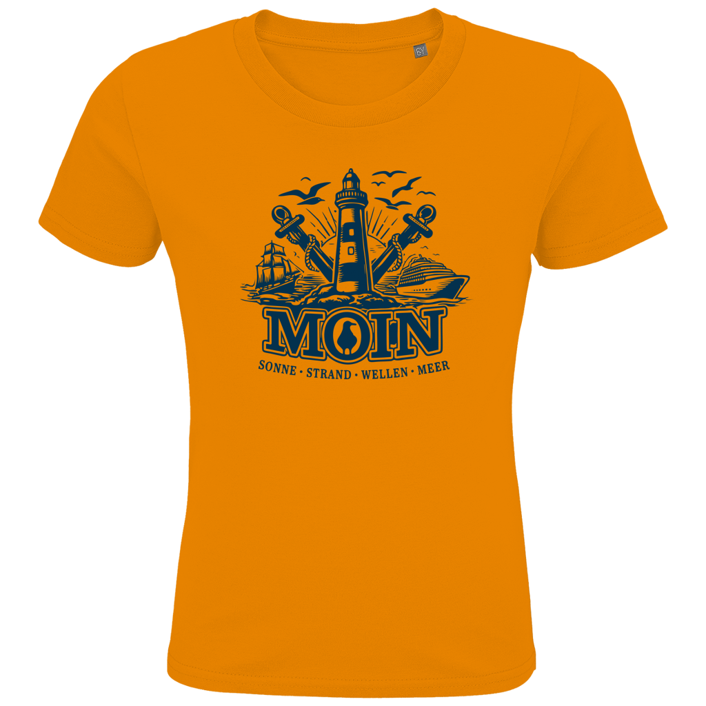 T-Shirt Kinder "MOIN Leuchtturm" #499  beidseitiger Druck