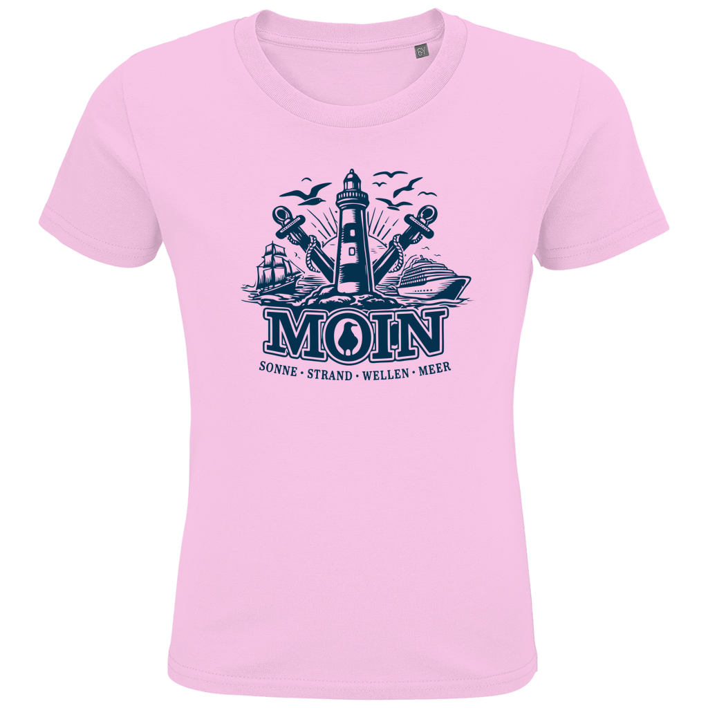T-Shirt Kinder "MOIN Leuchtturm" #499  beidseitiger Druck