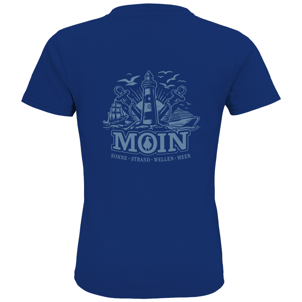 T-Shirt Kinder "MOIN Leuchtturm" #499  beidseitiger Druck