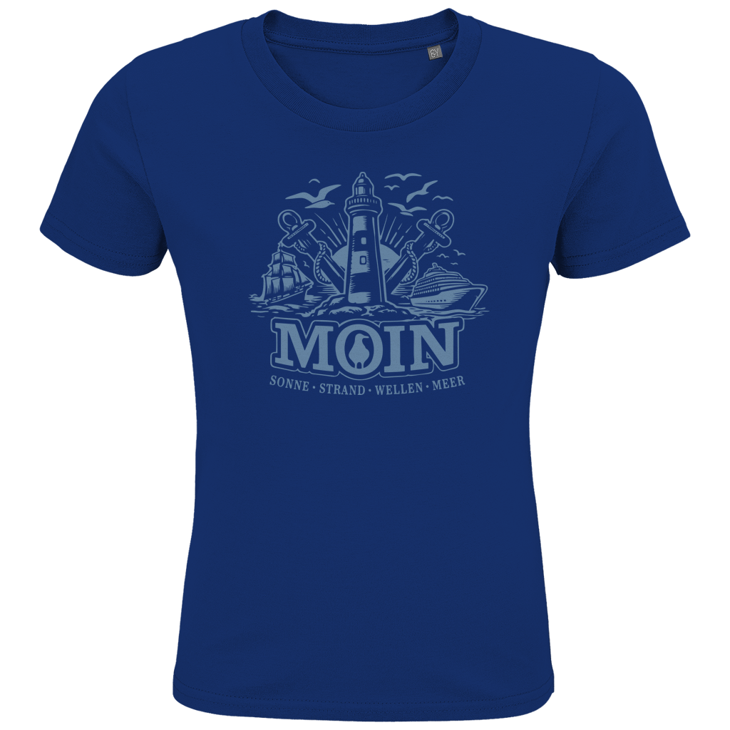 T-Shirt Kinder "MOIN Leuchtturm" #499  beidseitiger Druck