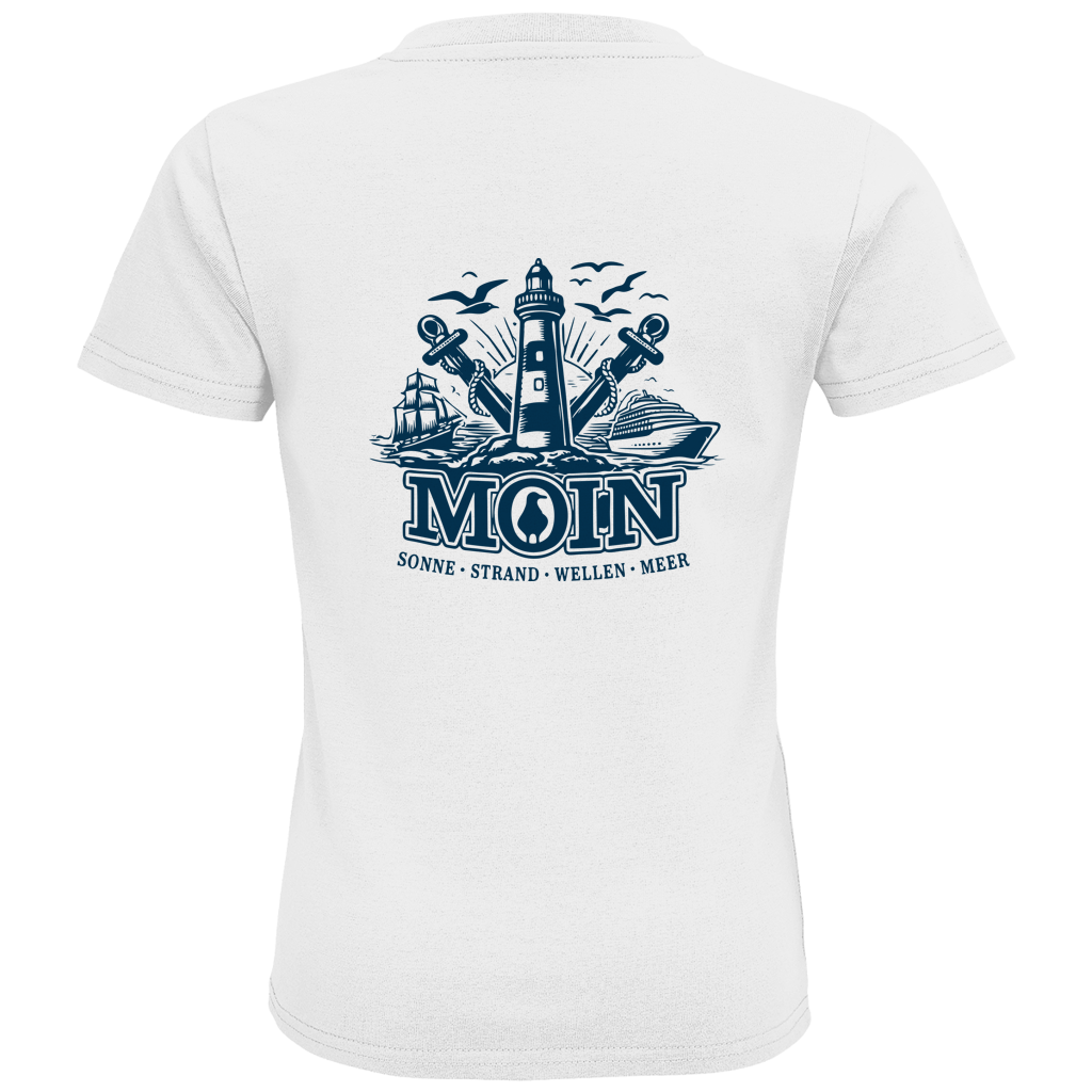 T-Shirt Kinder "MOIN Leuchtturm" #499  beidseitiger Druck