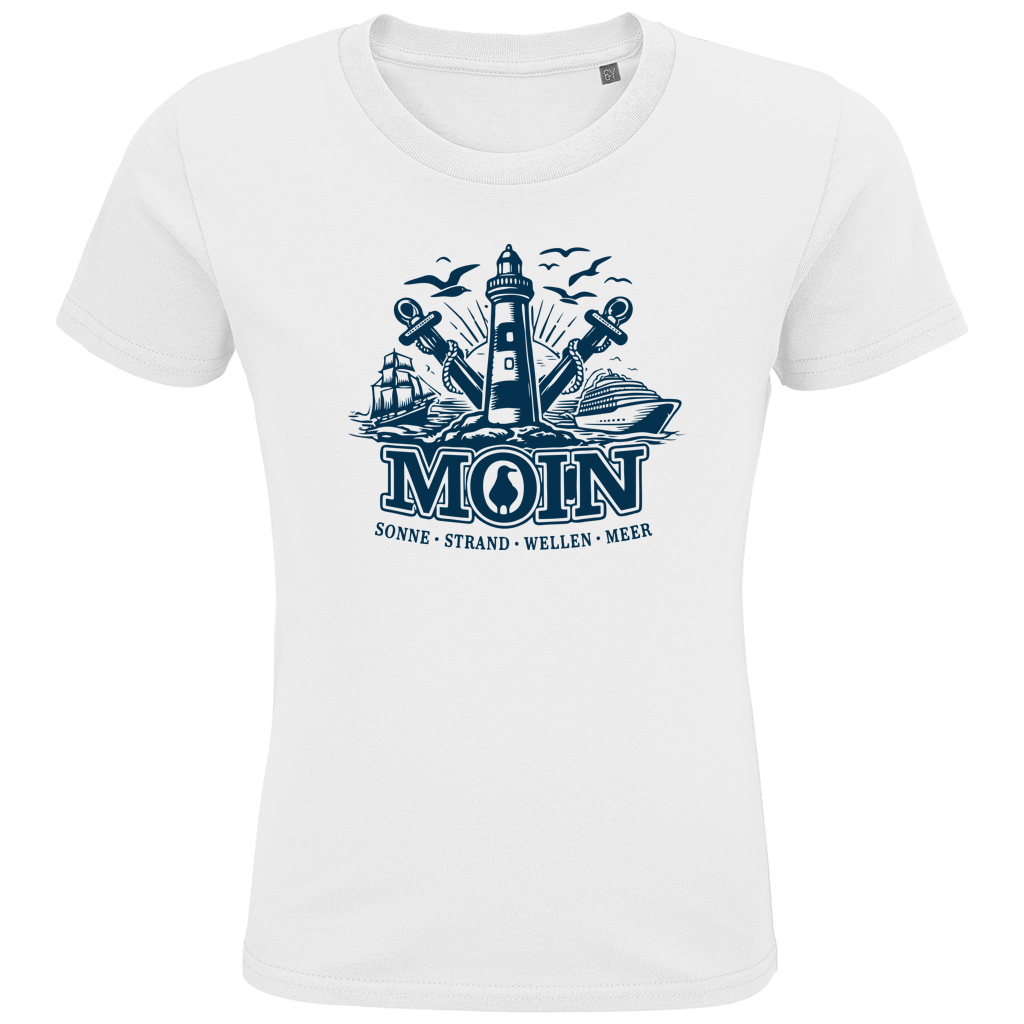 T-Shirt Kinder "MOIN Leuchtturm" #499  beidseitiger Druck
