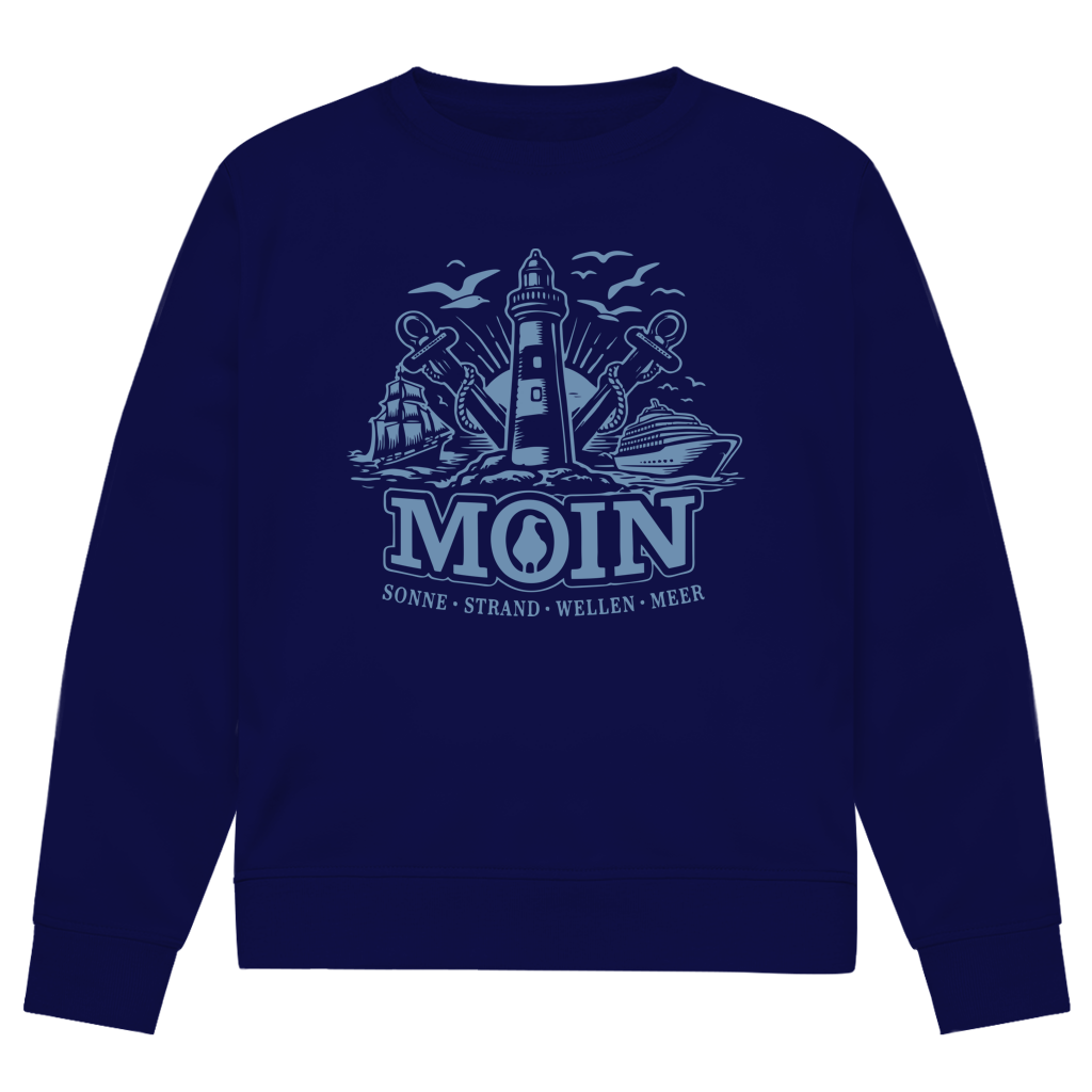 Sweatshirt Herren  "MOIN Leuchtturm" #499 - einseitiger Druck