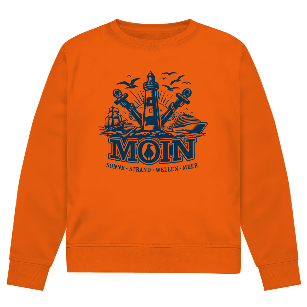 Sweatshirt Herren  "MOIN Leuchtturm" #499 - einseitiger Druck