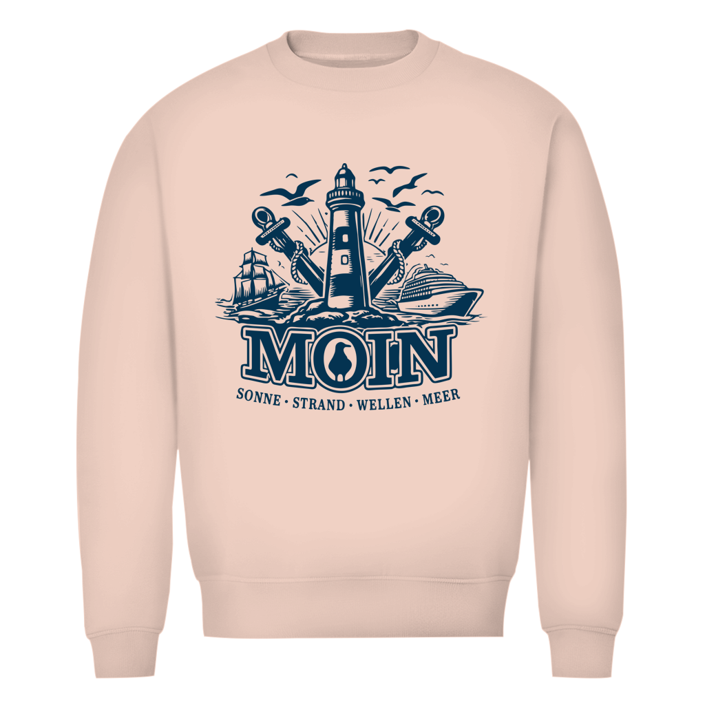 Sweatshirt Herren  "MOIN Leuchtturm" #499 - einseitiger Druck