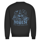 Sweatshirt Herren "MOIN Leuchtturm" #499  - beidseitiger Druck