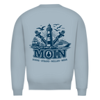 Sweatshirt Herren "MOIN Leuchtturm" #499  - beidseitiger Druck