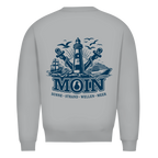 Sweatshirt Herren "MOIN Leuchtturm" #499  - beidseitiger Druck