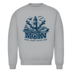 Sweatshirt Herren "MOIN Leuchtturm" #499  - beidseitiger Druck