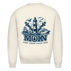 Sweatshirt Herren "MOIN Leuchtturm" #499  - beidseitiger Druck