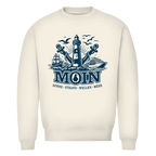 Sweatshirt Herren "MOIN Leuchtturm" #499  - beidseitiger Druck